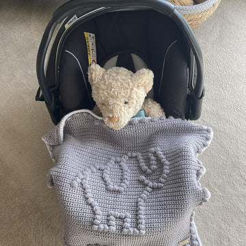 Elephant car seat blanket