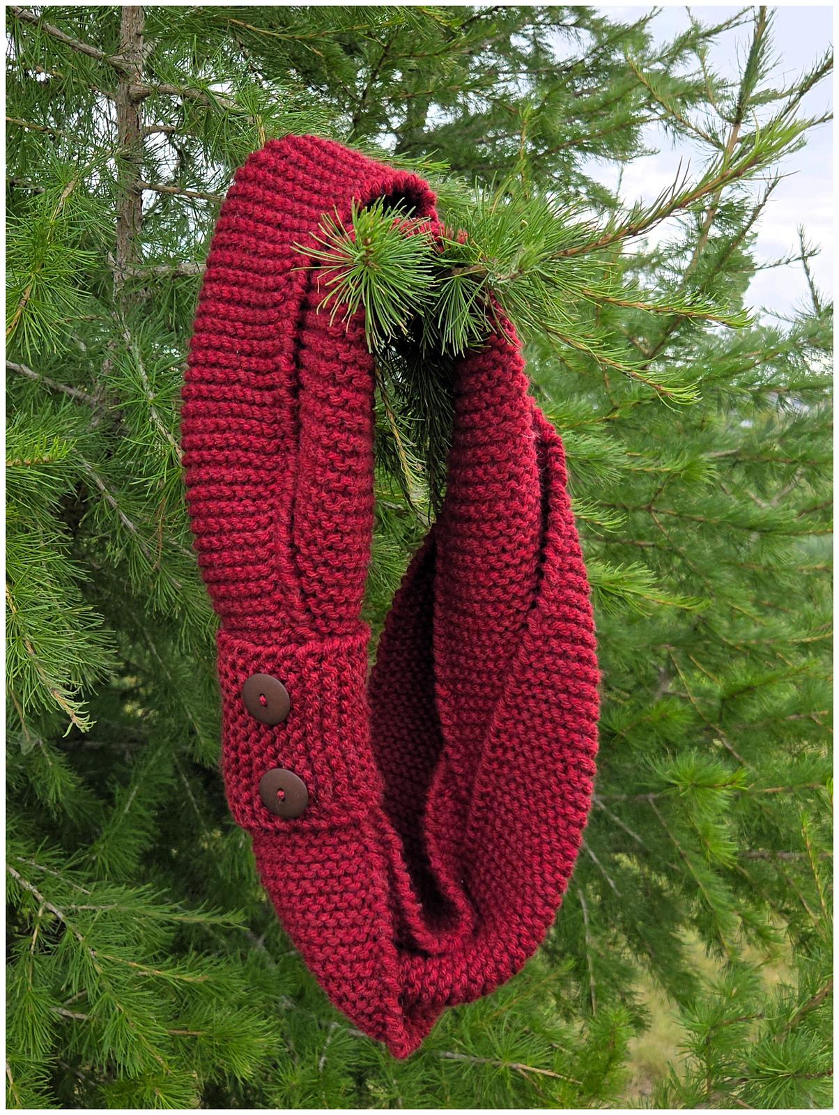 Flames Dance Winter Cowl