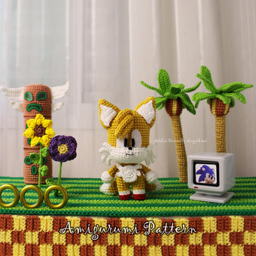 Tails the Fox Amigurumi Crochet Pattern – PDF Digital Download (English)