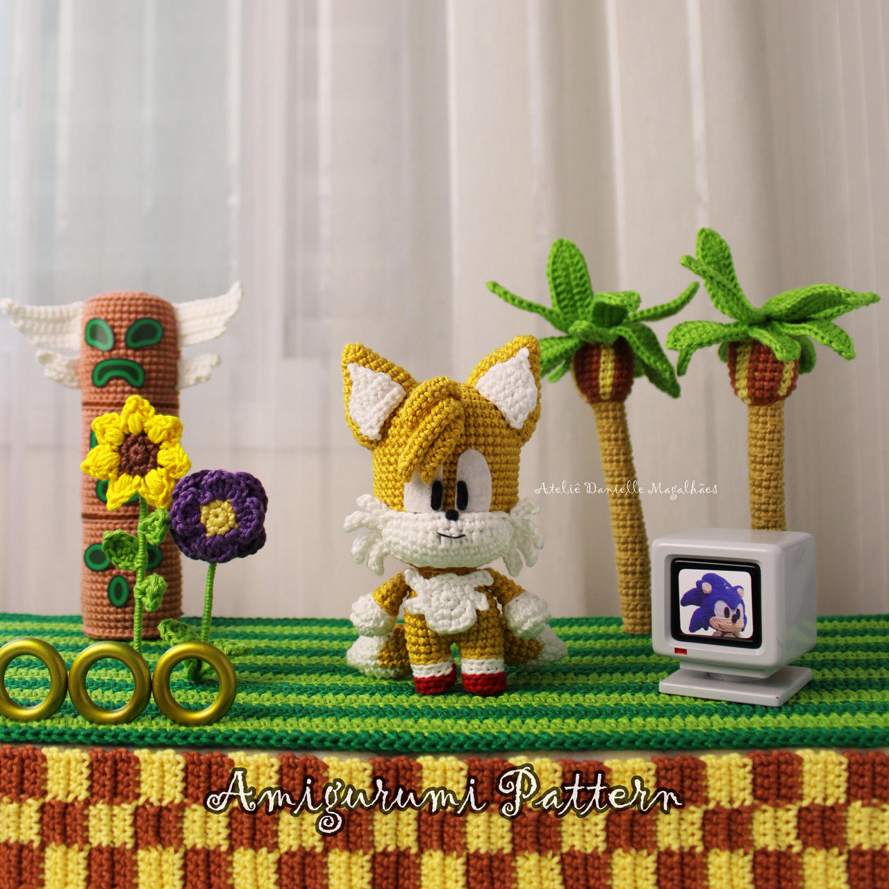 Tails the Fox Amigurumi Crochet Pattern – PDF Digital Download (English)