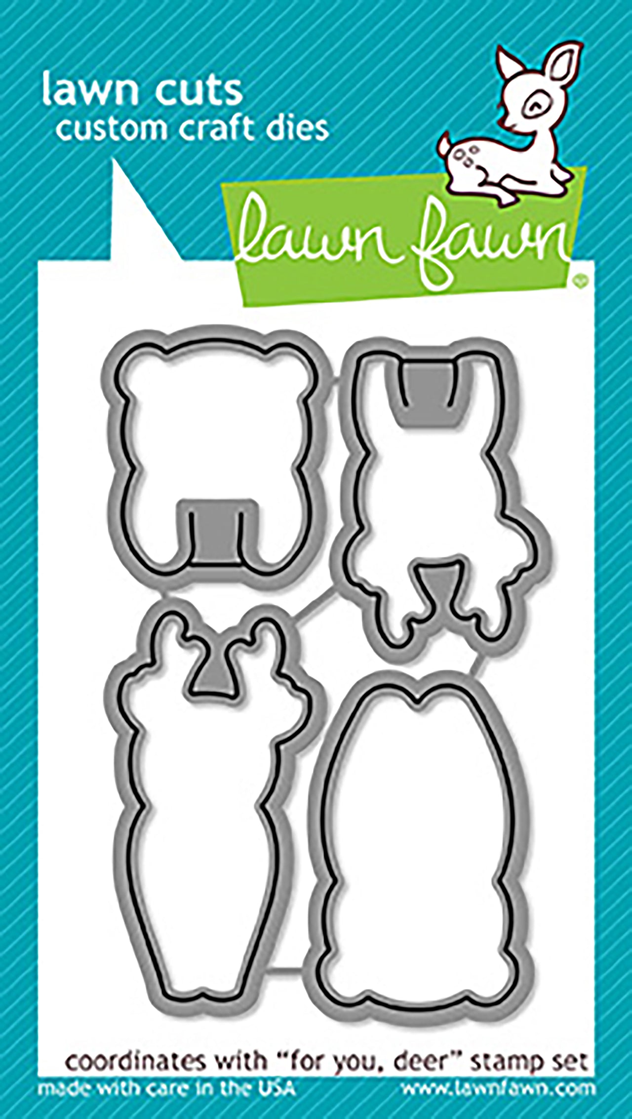 Lawn Fawn Lawn Cuts Custom Craft Die - For You, Deer
