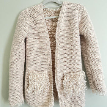 Reversible Loops Crochet Cardigan