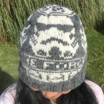 Star Wars Stormtrooper Beanie Knitting Pattern