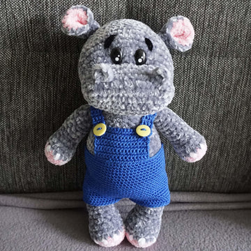 Crochet Pattern for the Hippo Taddle!