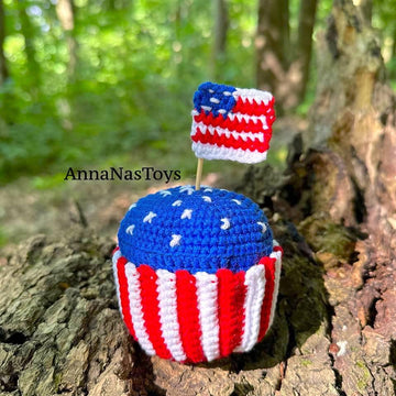 Cupcakes for US Independence Day