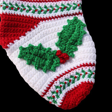 Holly Christmas Stocking