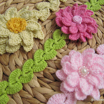 Lyubava Crochet Flower Headband Tutorial