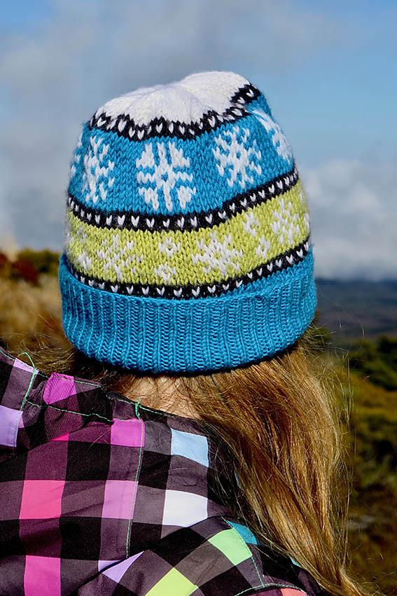 Snowflake Striped Hat