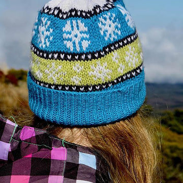 Snowflake Striped Hat