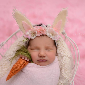 Carrot treat for bunny