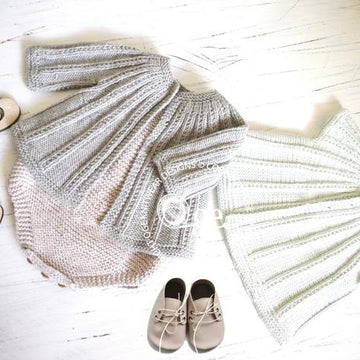 Seamless Top Down Cardigan and Onesie - P094