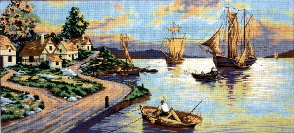 Diamant The Morning's Catch Tapestry Kit - 115cm x 50cm