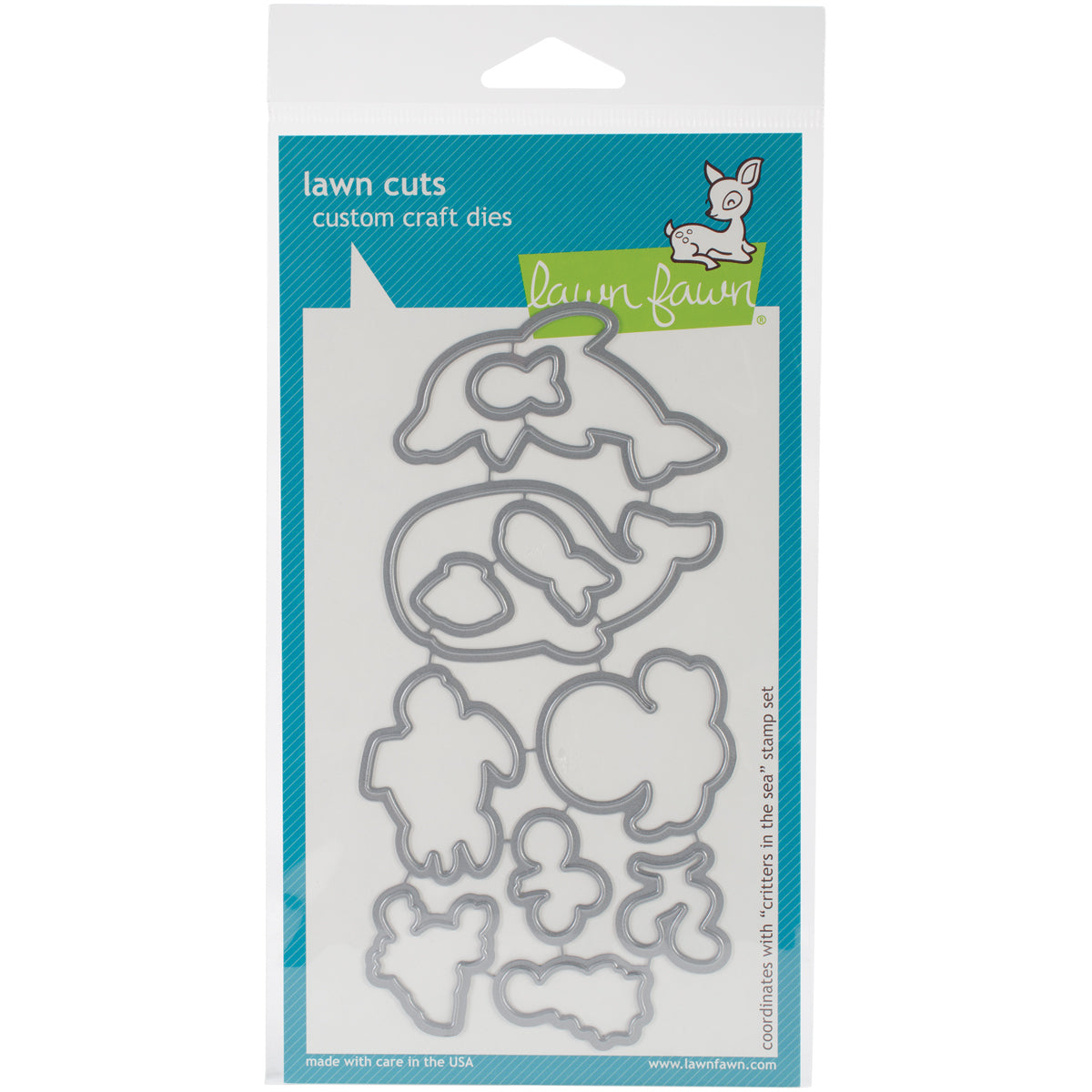 Lawn Fawn Lawn Cuts Custom Craft Die - Critters In The Sea