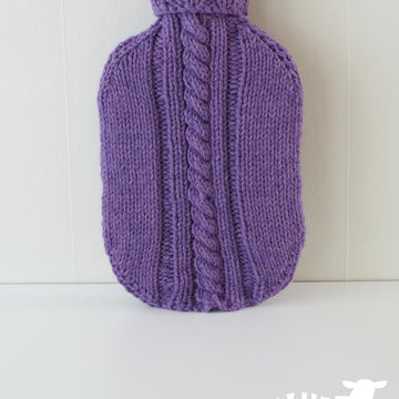 Cable Knit Hot Water Bottle Cozy (2015020)