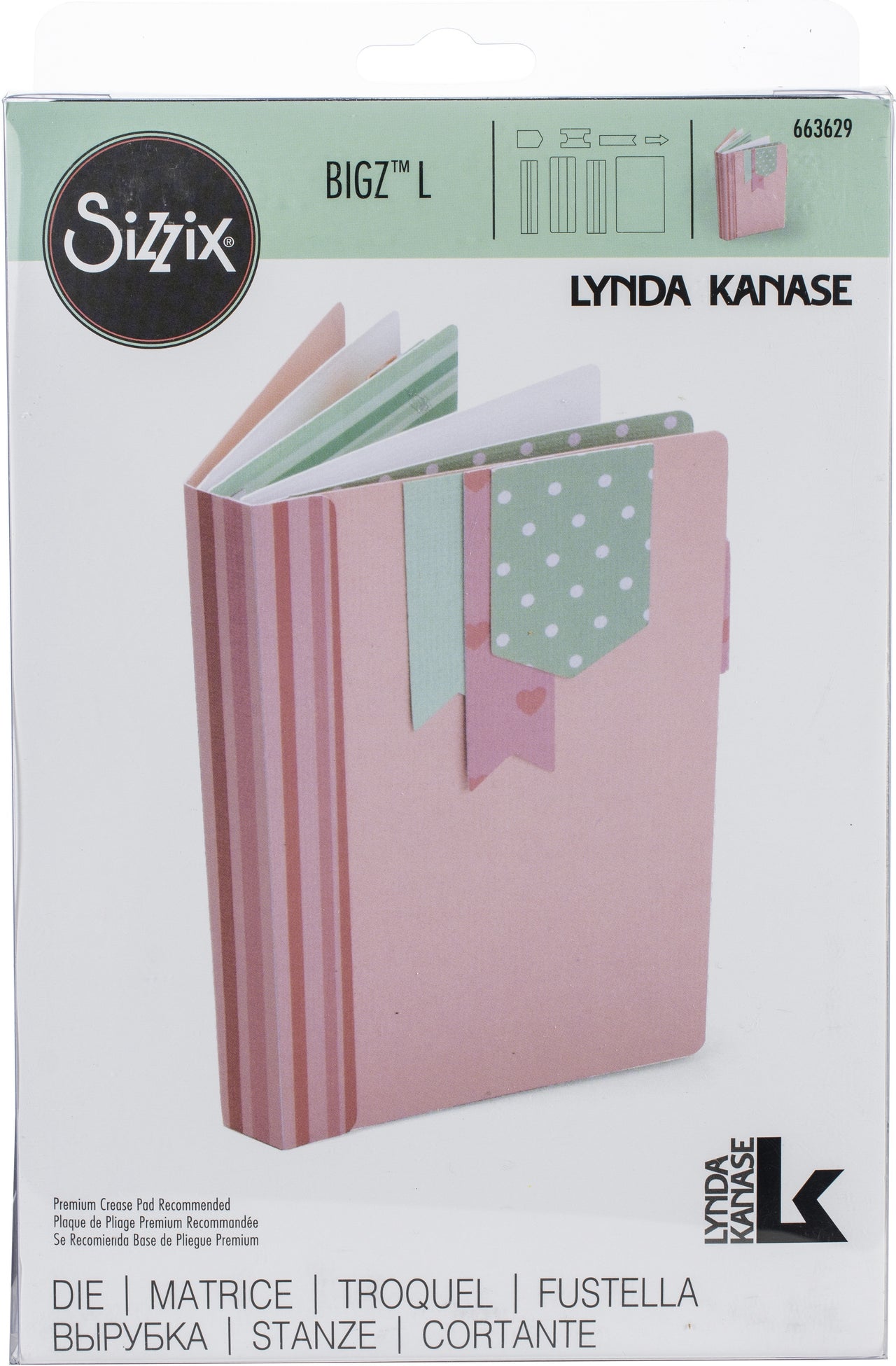 Sizzix Bigz Large Dies By Lynda Kanase - Album Mini