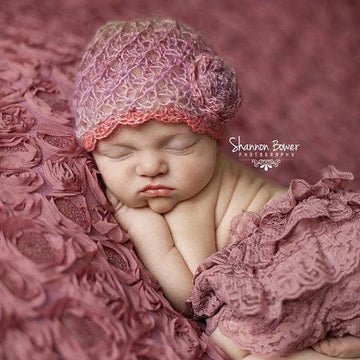 #45 Tiny flowers beanie