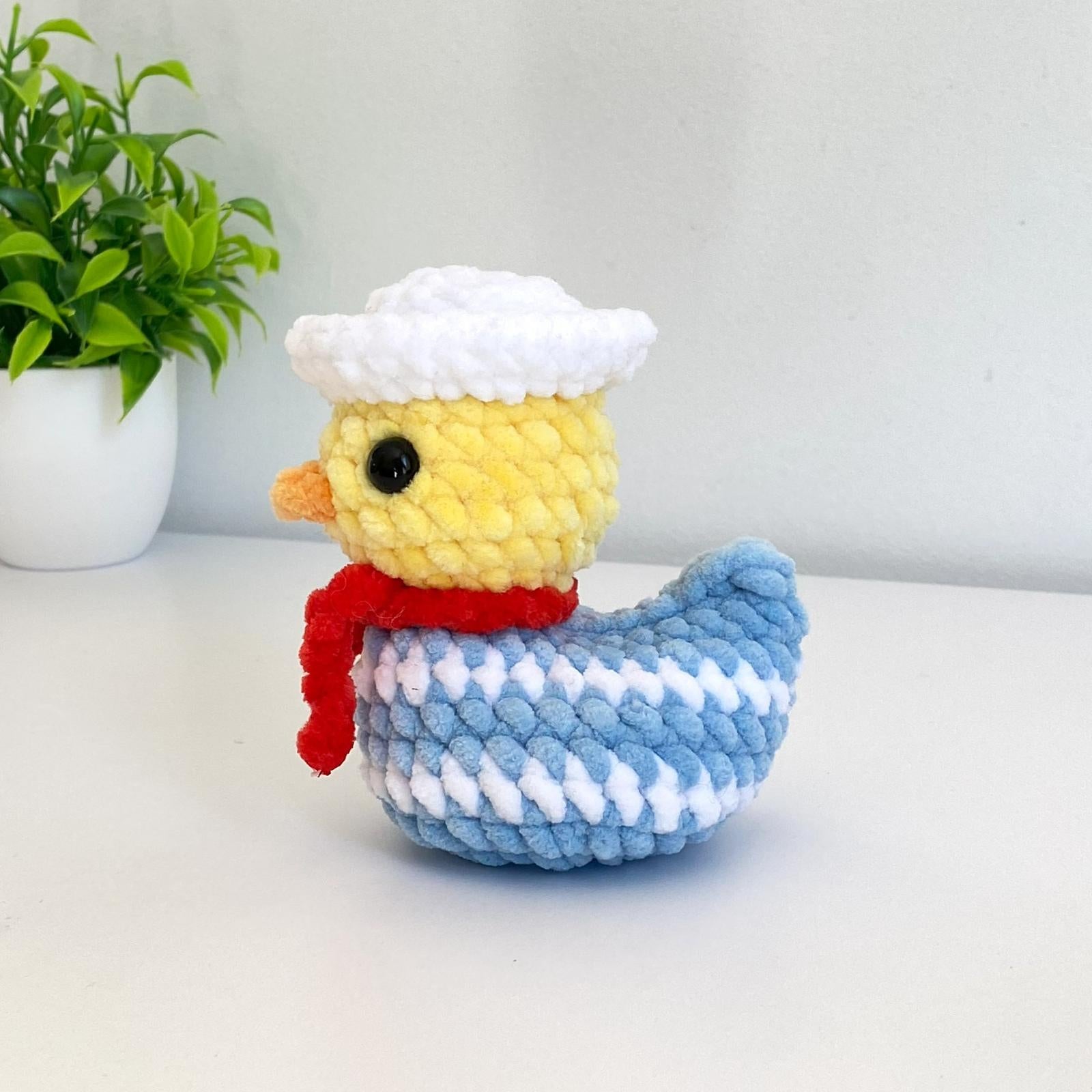 No Sew Sailor Rubber Duck