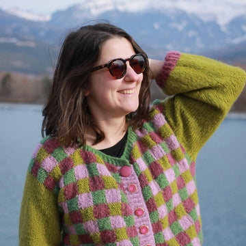 Elmer Cardigan: A Colorful and Textured Knit