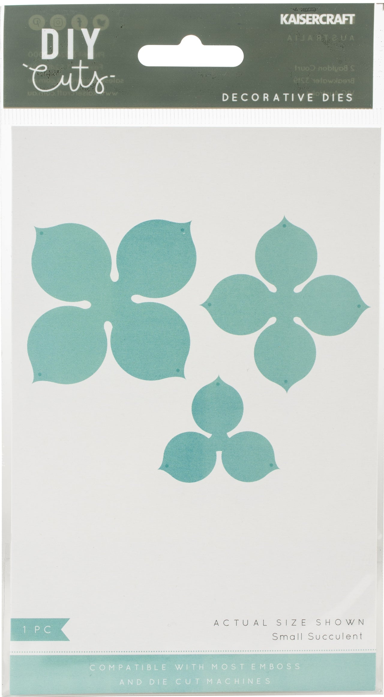 Kaisercraft Decorative Die - Small Succulent