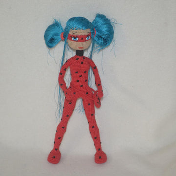 Crochet Pattern Ladybug Amigurumi doll