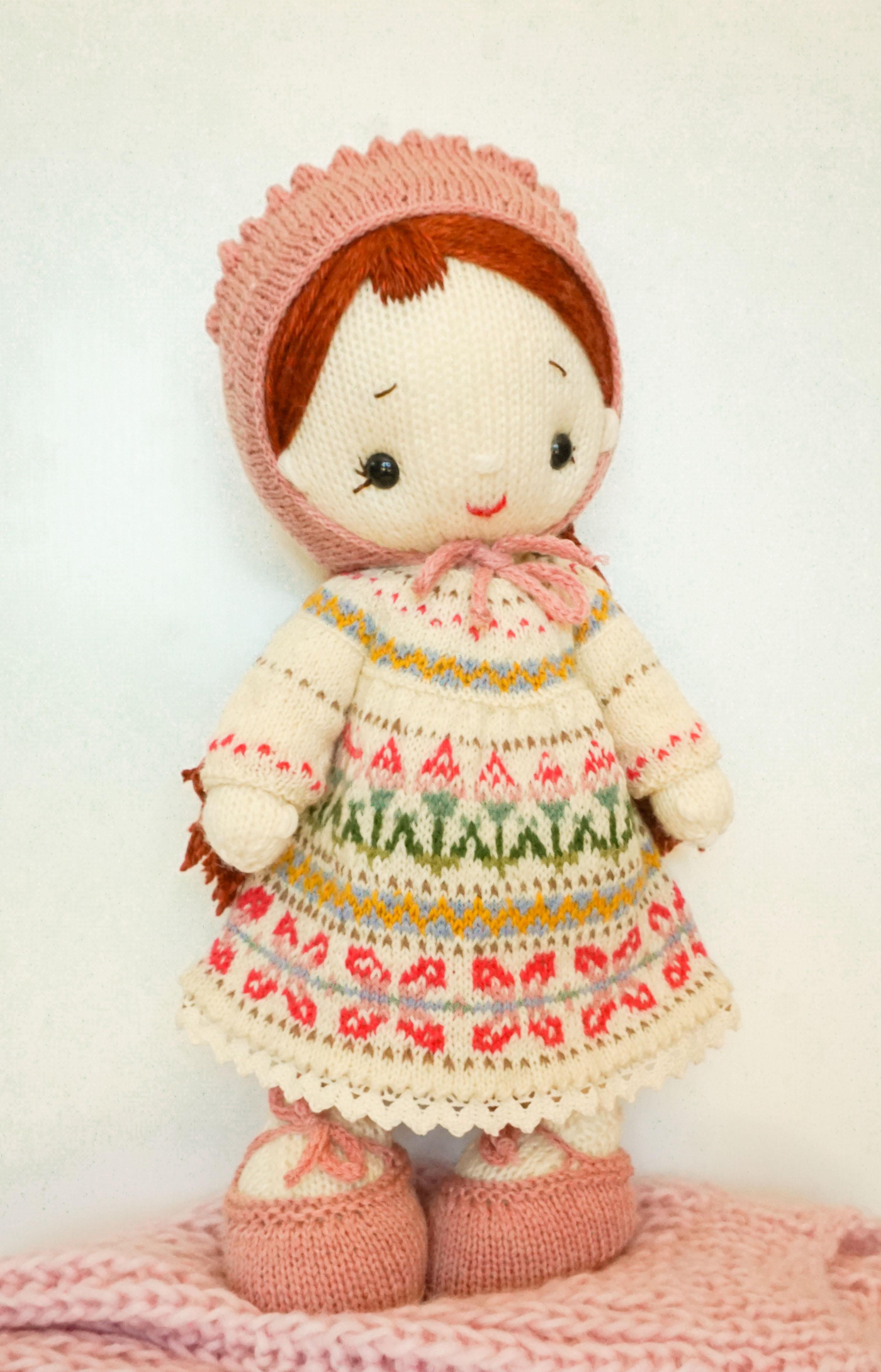 Knitting Pattern - Toy Clothes Pattern "Summer" for 15''/40cm toys