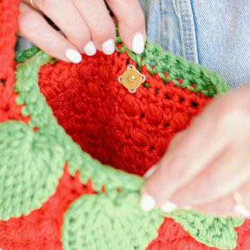Strawberry Season Purse