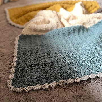 Waves of Squares blanket