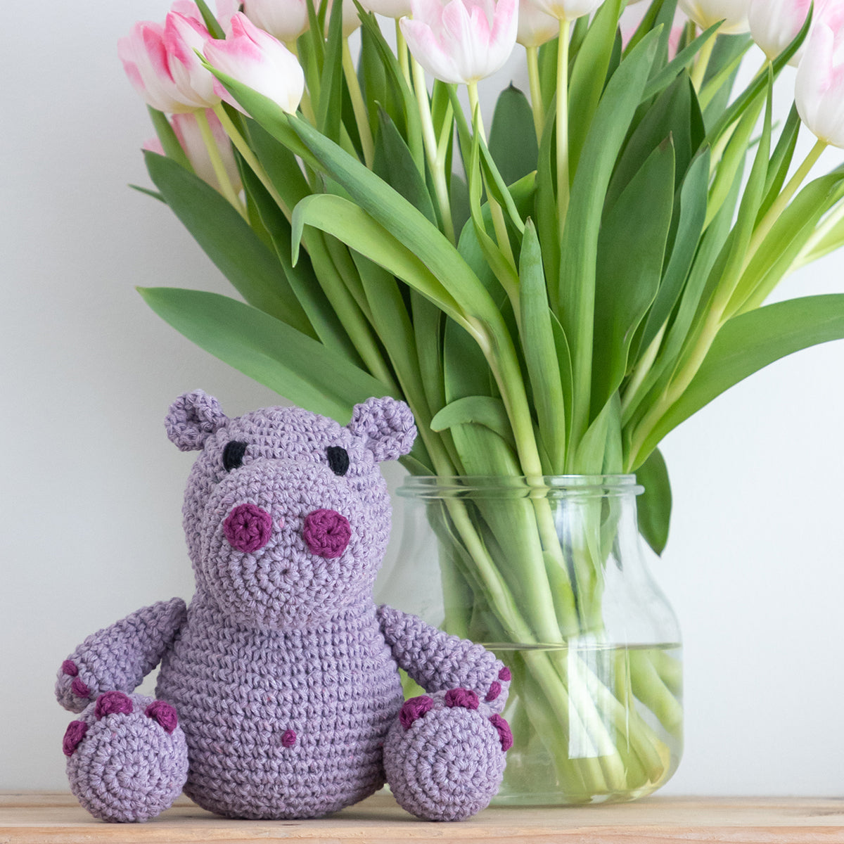 Hoooked Eco Barbante - Hippo Hugo - Orchid