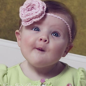 Flower Blossom Headband Crochet Pattern 107