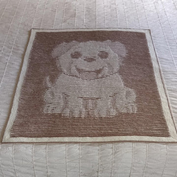 Puppy Illusion Baby Blanket