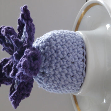 Periwinkle Crochet Egg Cosy