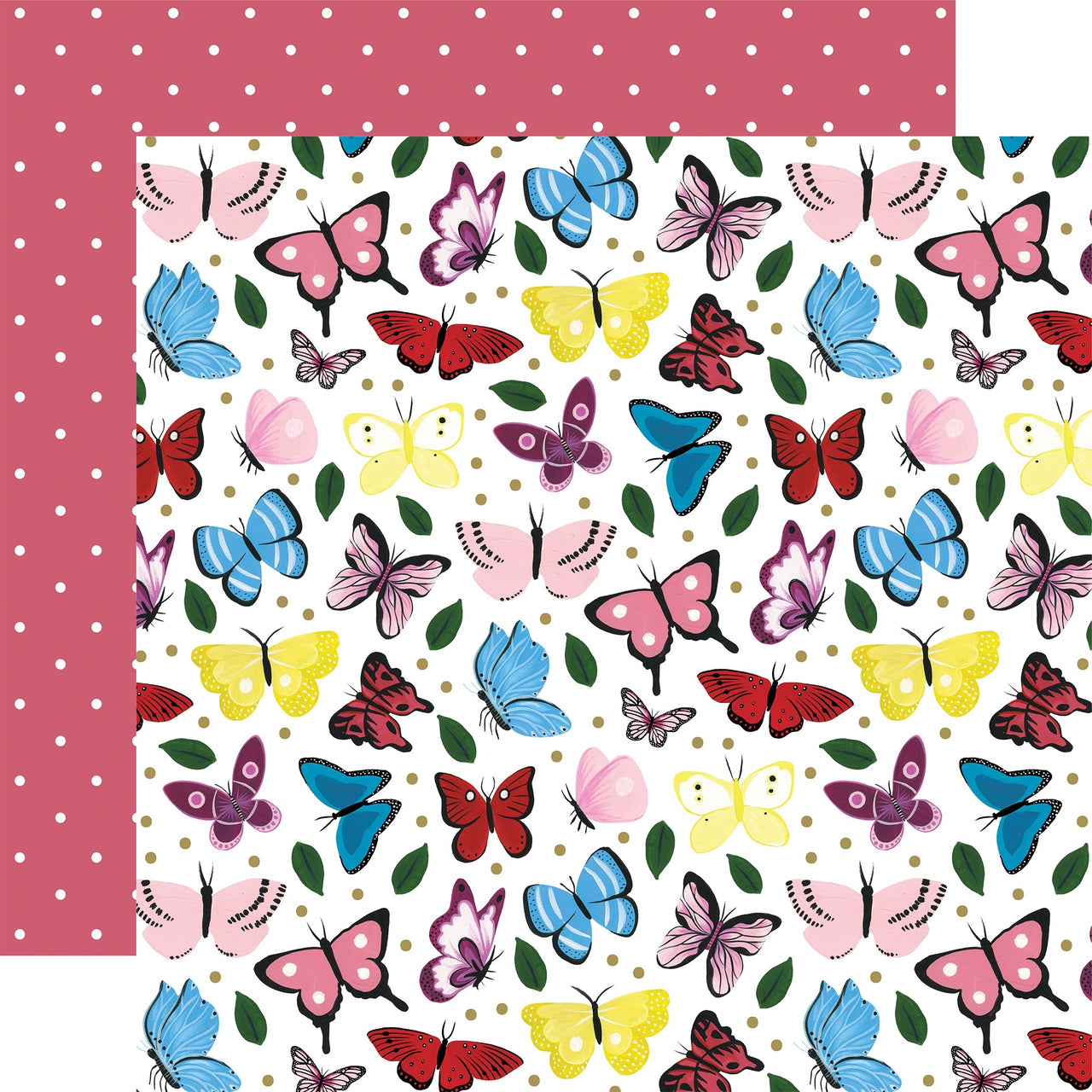 Echo Park Paper Alice In Wonderland No. 2 Double-Sided Cardstock 12"X12" 25/Pkg - Butterflies