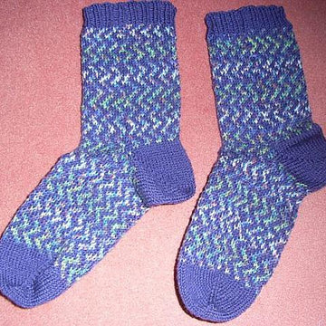 Zigzag socks