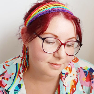 Super Simple Rainbow Headband