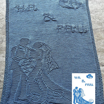 Nr. 751 – Wedding – small veil guest towel