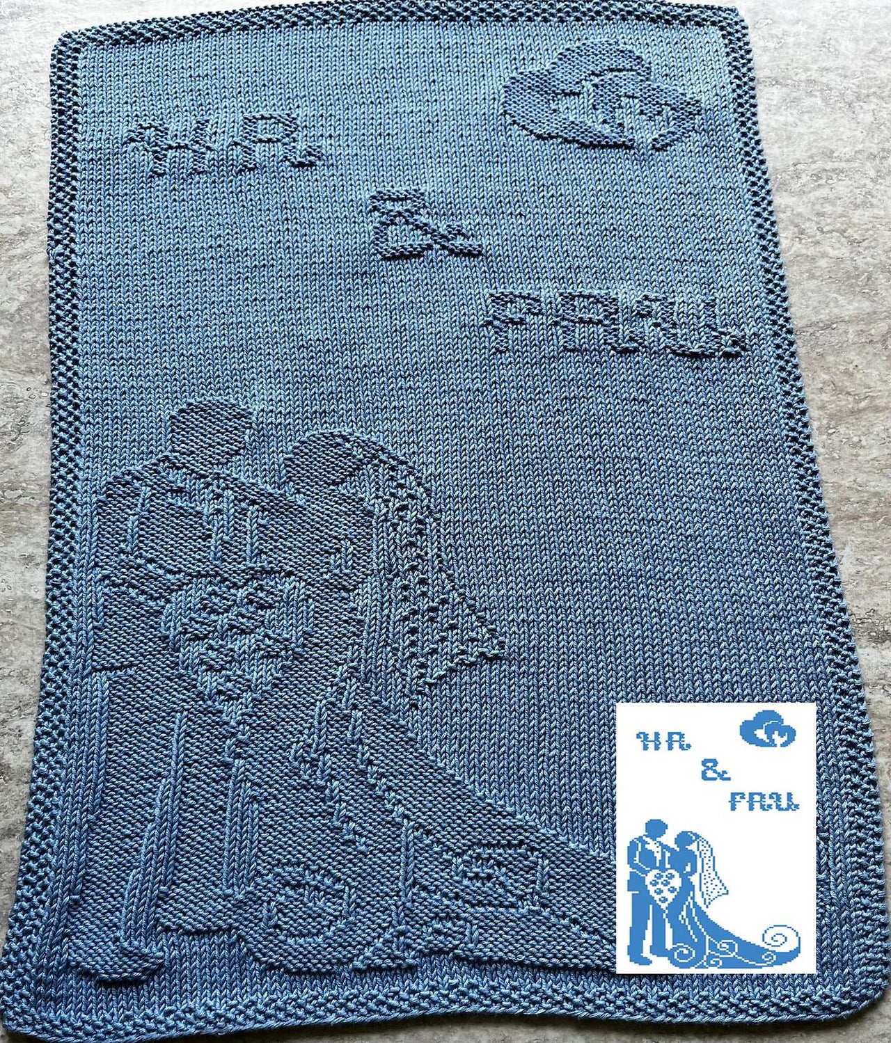 Nr. 751 – Wedding – small veil guest towel