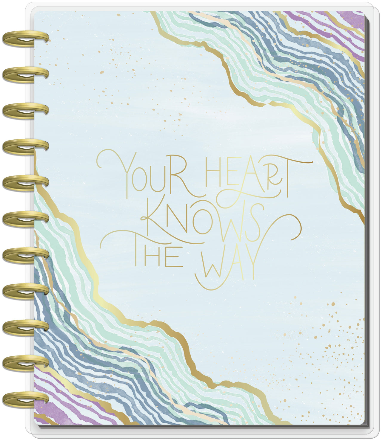 Happy Planner 18-Month Dated Big Planner 8.25"X11.5" - Soft Modern Geode, July 202