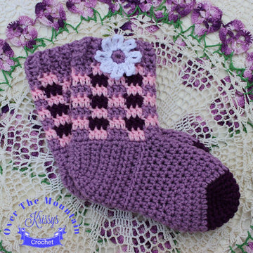 Spring Time Plaid Socks