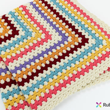 The OG Infinity Granny Square Crochet Blanket