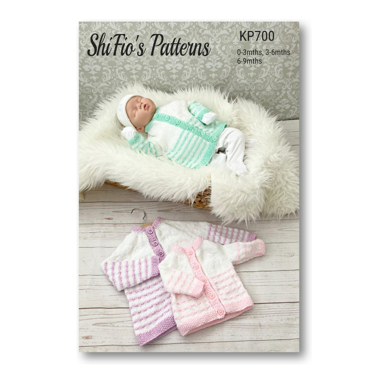 Baby Cardigan Knitting Pattern #700