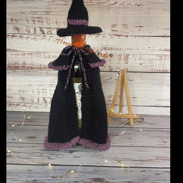 Wicked Witch Bottle Cover Knitting Pattern