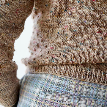 Dot knots cardi
