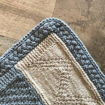 Seamless Cabled Edge Afghan