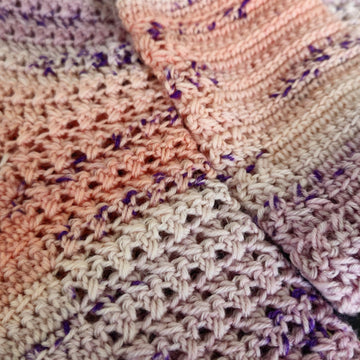 Lilac Lemonade Crochet Socks
