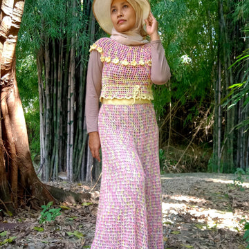 Bonica top and skirt crochet pattern