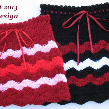 Crochet Striped Skirt - Julia