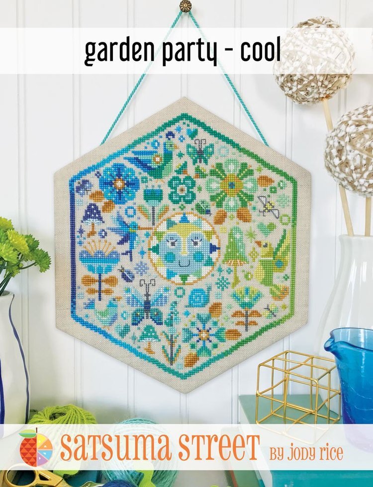 Satsuma Street Garden Party - Cool - Leaflet\n