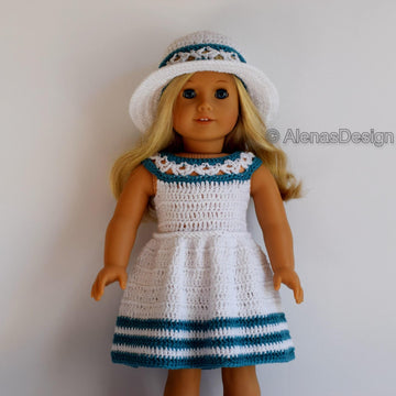Doll Summer Dress Set