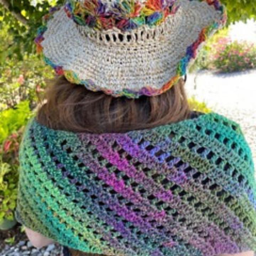 On The Diagonal Scarf/Shawl
