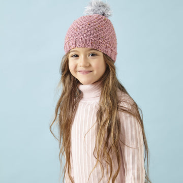 Children's Hats in King Cole Fashion Aran & Luxury Fur - 5100 - Leaflet